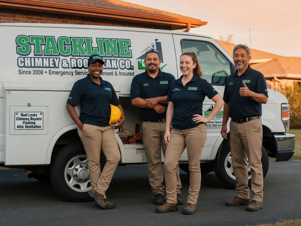 Chimney flashing repair company in Scotrun, PA